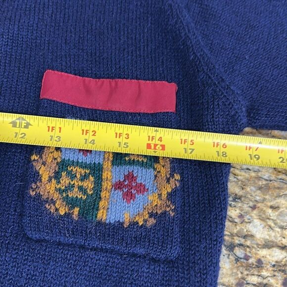 Designed By Deans Of Scotland Vintage Wool Cardigan Sweater Size S - Picture 5 of 6